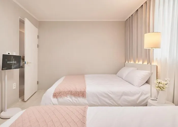 아파트 Line 2 , Direct Access To Seongsu, Jamsil, Hongdae, Ddp , 2-story For 6 People , Bedding , Kspo, Lotte World